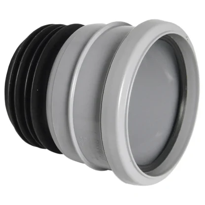FloPlast Soil – 110mm Ring Seal PVC-U Universal Pipe Connector – Grey