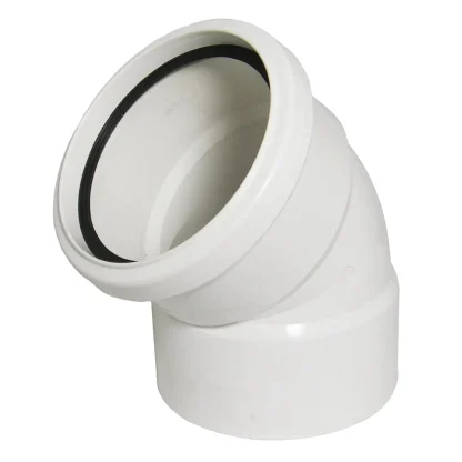 FloPlast Soil – 110mm Ring Seal PVC-U Offset Bend – Top – White