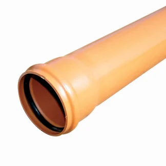 FloPlast Underground Drainage PVC-U Pipe – Single Socket