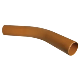 FloPlast Underground Drainage PVC-U Long Radius Bend 45° – Plain End