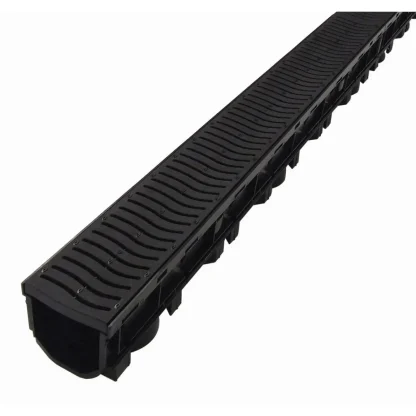 FloPlast Domestic Channel Drainage with Polypropylene Grate