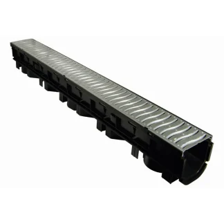 FloPlast Domestic Channel Drainage with Galvanised Grate