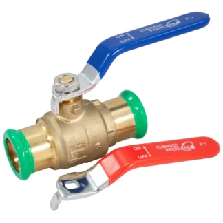 Pressfit Lever Ball Valve Dual Handle