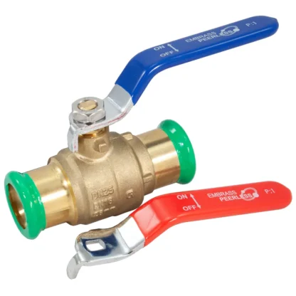 Pressfit Lever Ball Valve Dual Handle