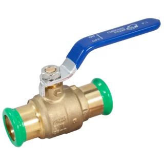 Pressfit Lever Ball Valve Blue