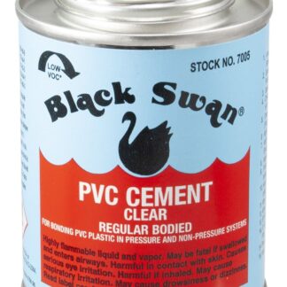 Black Swan Solvent Cement 236ml PWBS236GS for PVC Pipe & Fittings