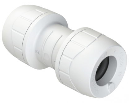 400100 POLYPLUMB Enhanced Coupler White PB010EW 10mm 15mm 22mm 28mm