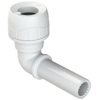 400140 POLYPLUMB Enhanced Spigot Elbow White 10mm 15mm 22mm