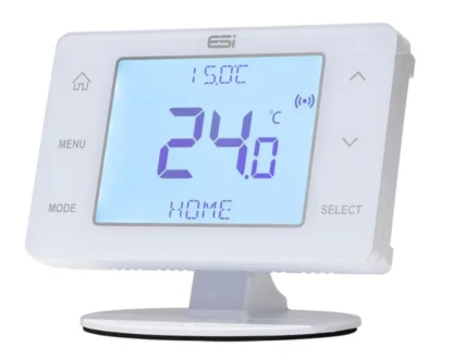 384042 ESi Heating Controls TouchScreen 2-Channel White Wireless Thermostat ESRTP4TOUCH