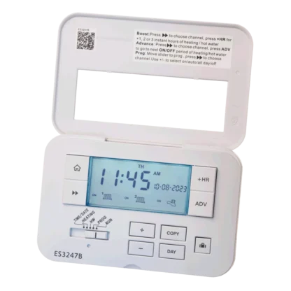 ESi Heating Controls Channel Programmers open function 384012 384015 384018 384021