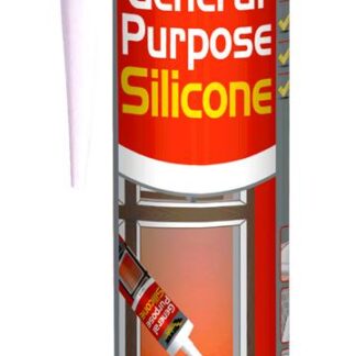 393120 EVERBUILD Silicone Sealant White 280ml