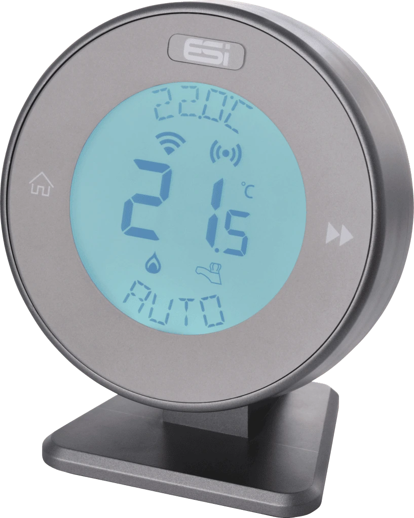 ESi Wireless Programmable Room Thermostats 384050 ∙ ESI CONTROLS MISTRAL WiFi Room Thermostat - Grey