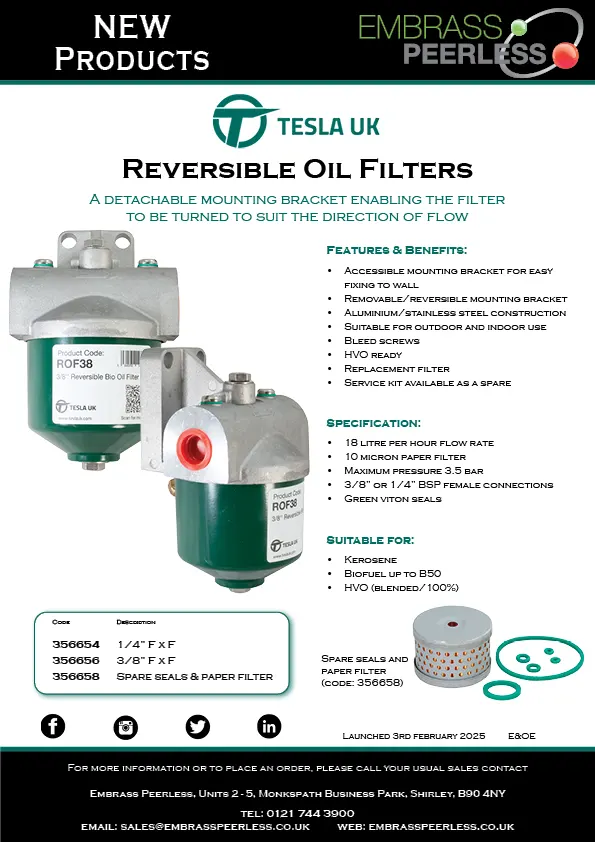Tesla Reversible Oil Filters February 2025
